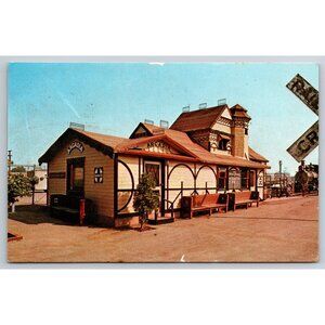 Arcadia Railway Station California vintage postcard #0870